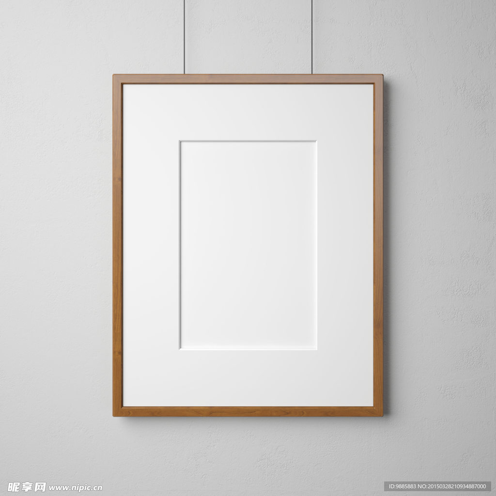 空白画框效果