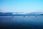 泸沽湖  湖水 山水 天空 风