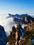 安徽 黄山 雪景 雾凇 风景