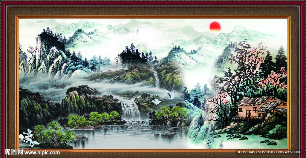山水国画
