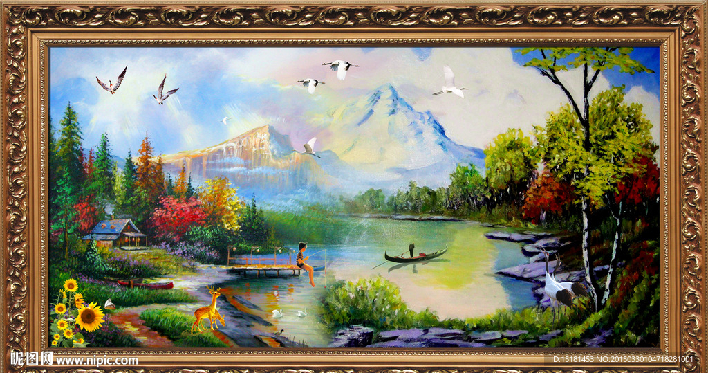 油画风景