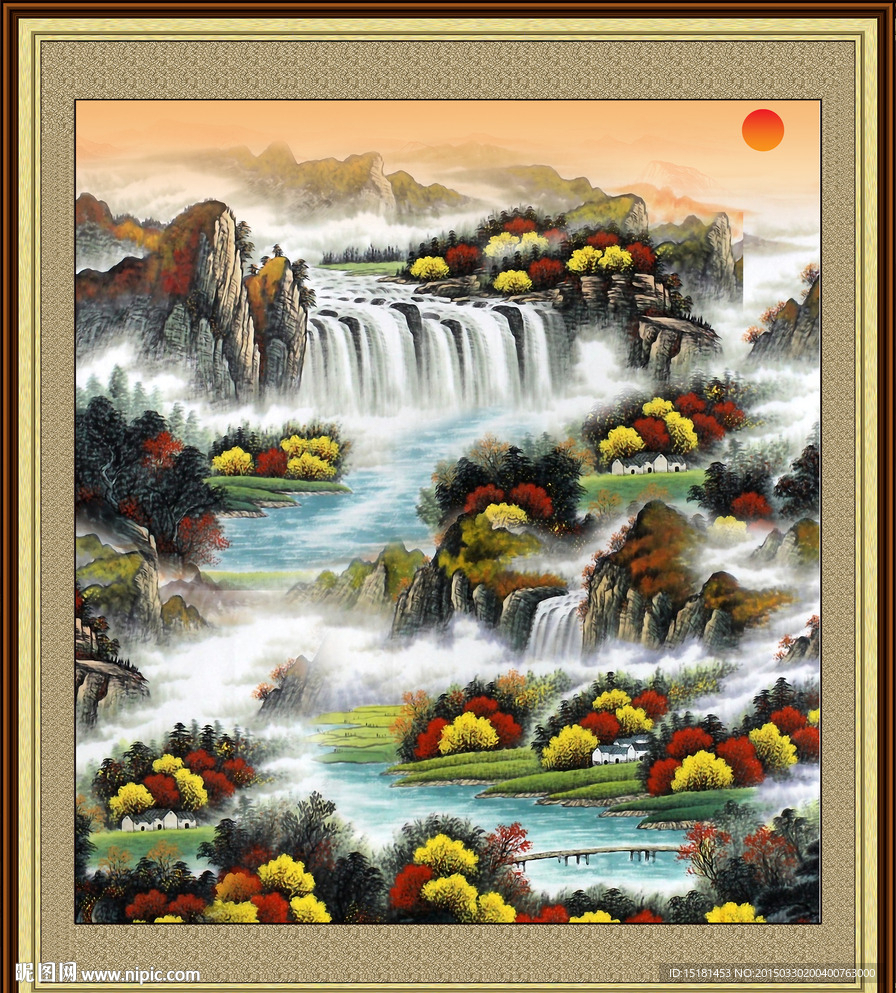 山水国画