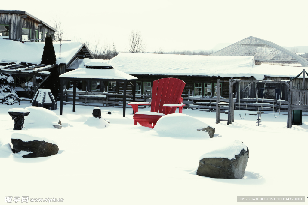 奥林匹克公园雪景