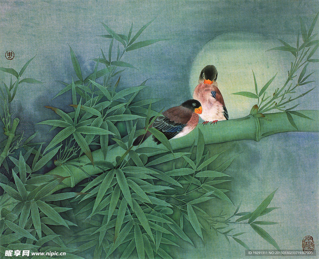 国画竹子