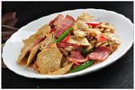 脆豆腐炒腊肉