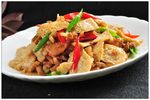 脆豆腐炒卤肉