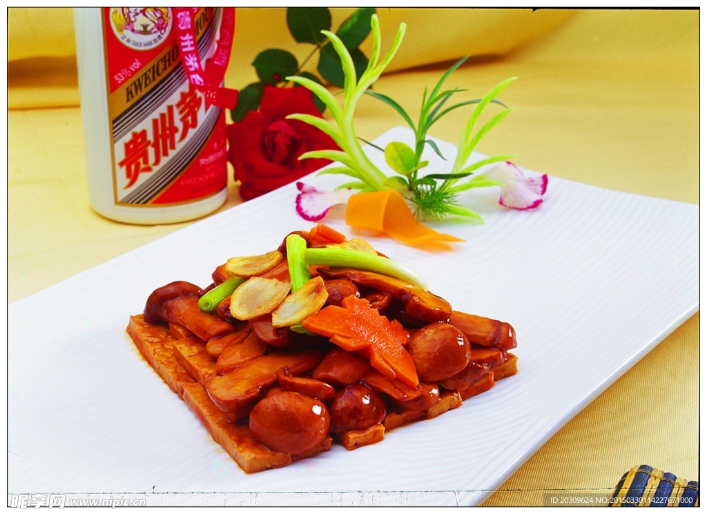 陕南松茸老豆腐