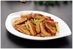 豹皮豆腐炒腊肉