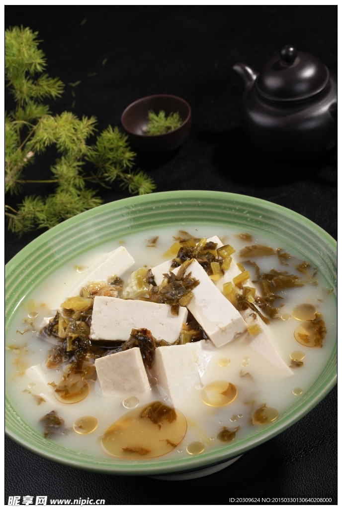 大锅雪菜豆腐