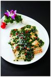 煎豆腐炒韭菜