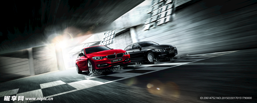 BMW 3系海报