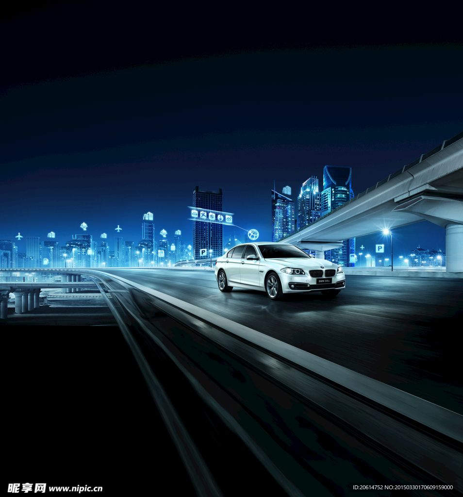 BMW 5系 海报