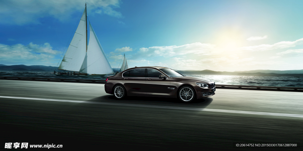 BMW 7系海报