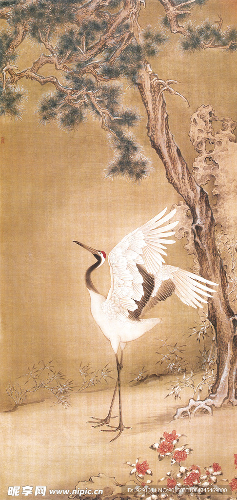 飞鹤风景图