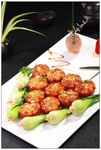 鹅肝酱酿藕饼