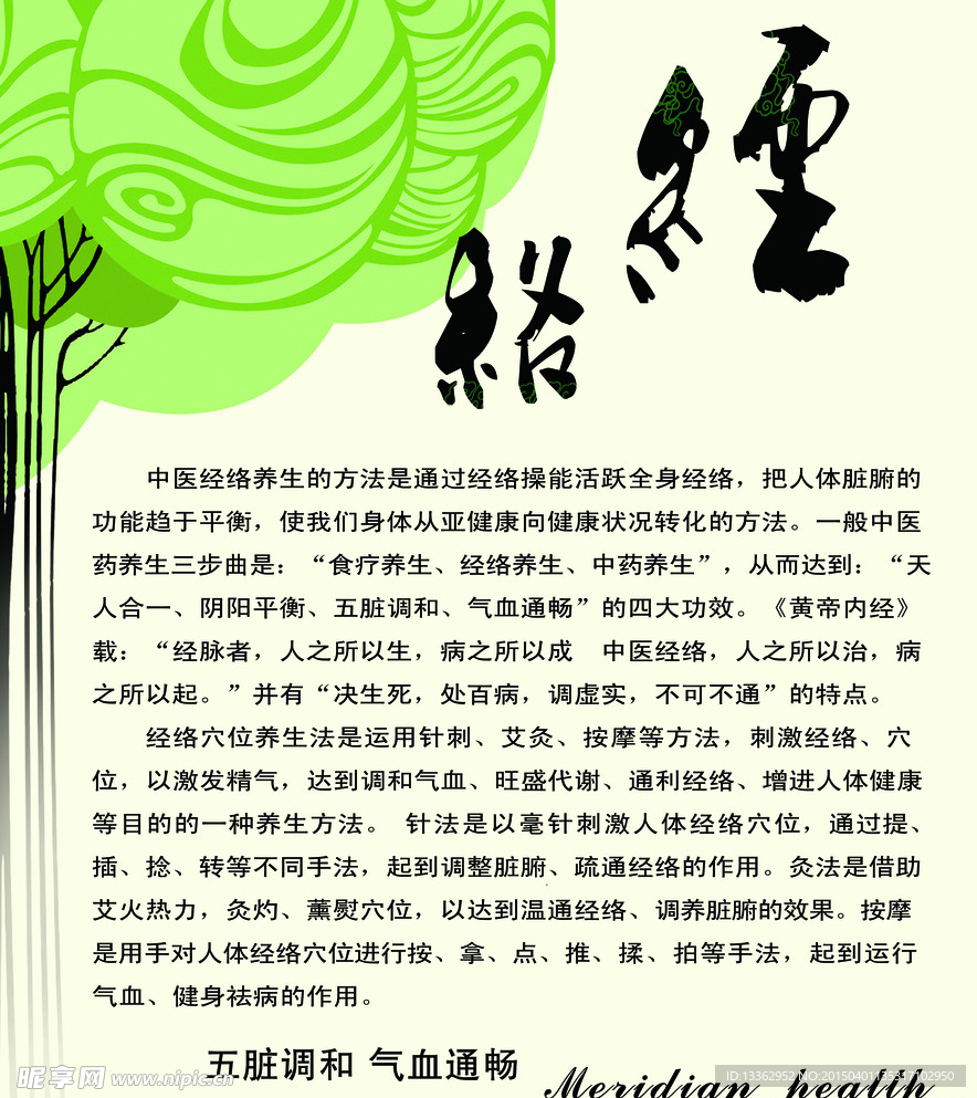 经络海报