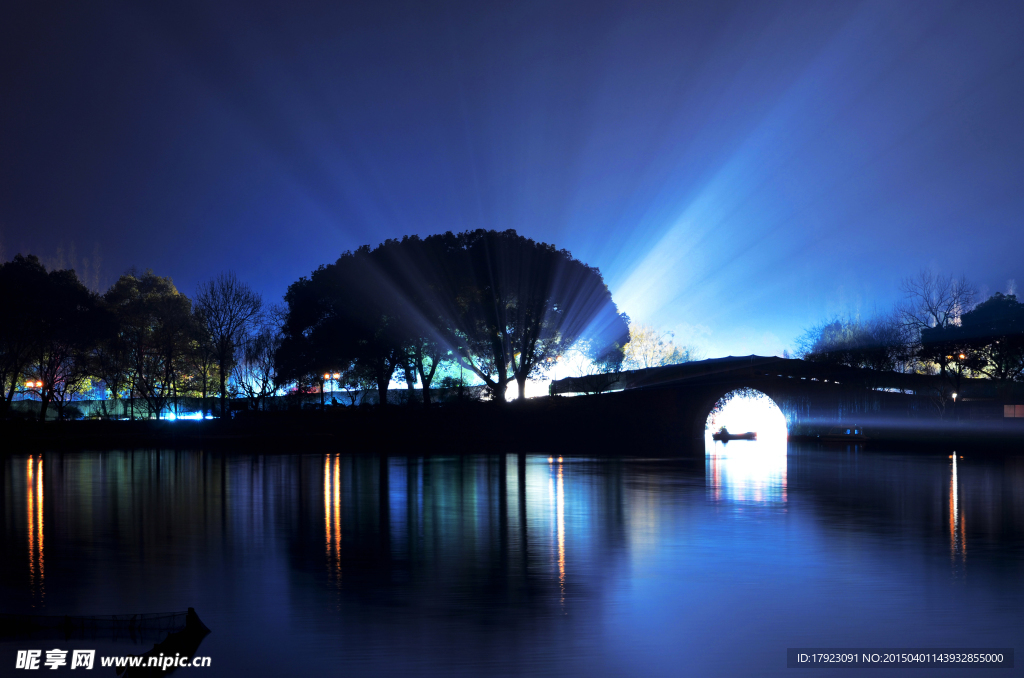 西湖夜景