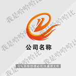 D字母变形LOGO