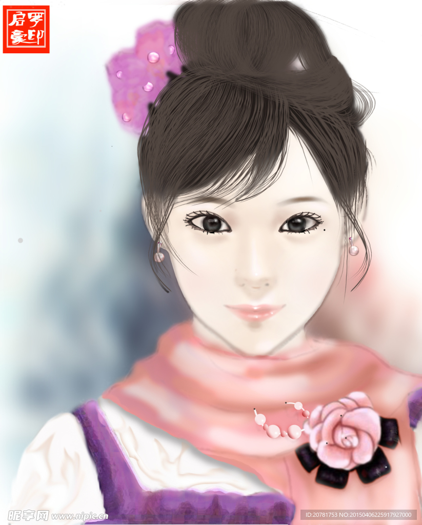 唯美古风美女