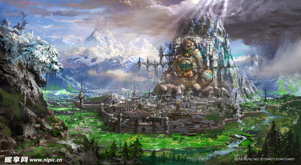 手绘场景