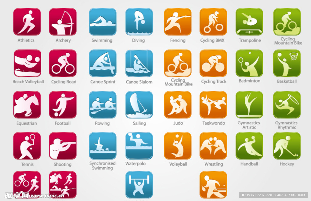 奥运会跑步的标志图片