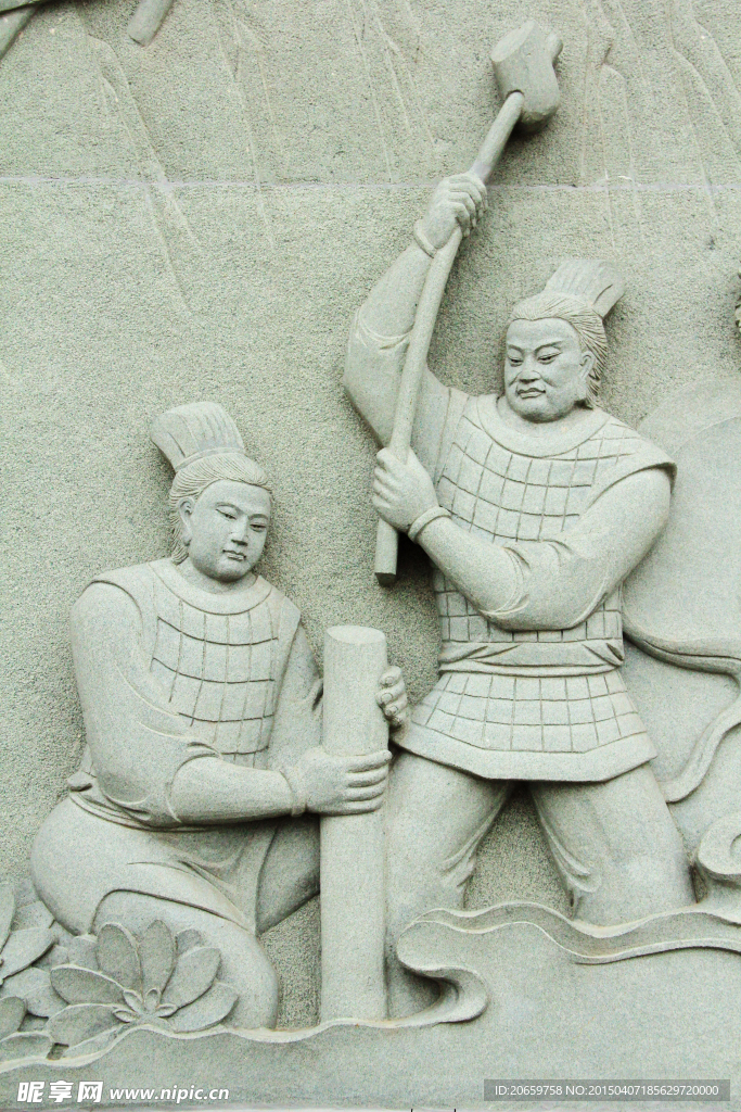 石雕壁画