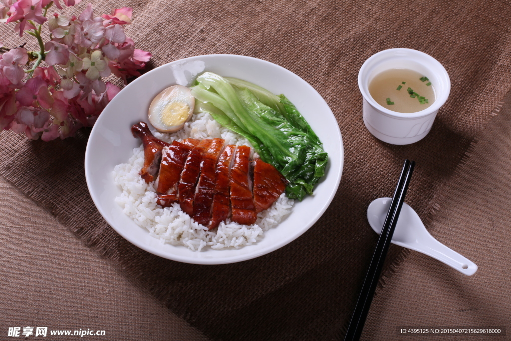 港式烧鸭饭 烧鹅饭