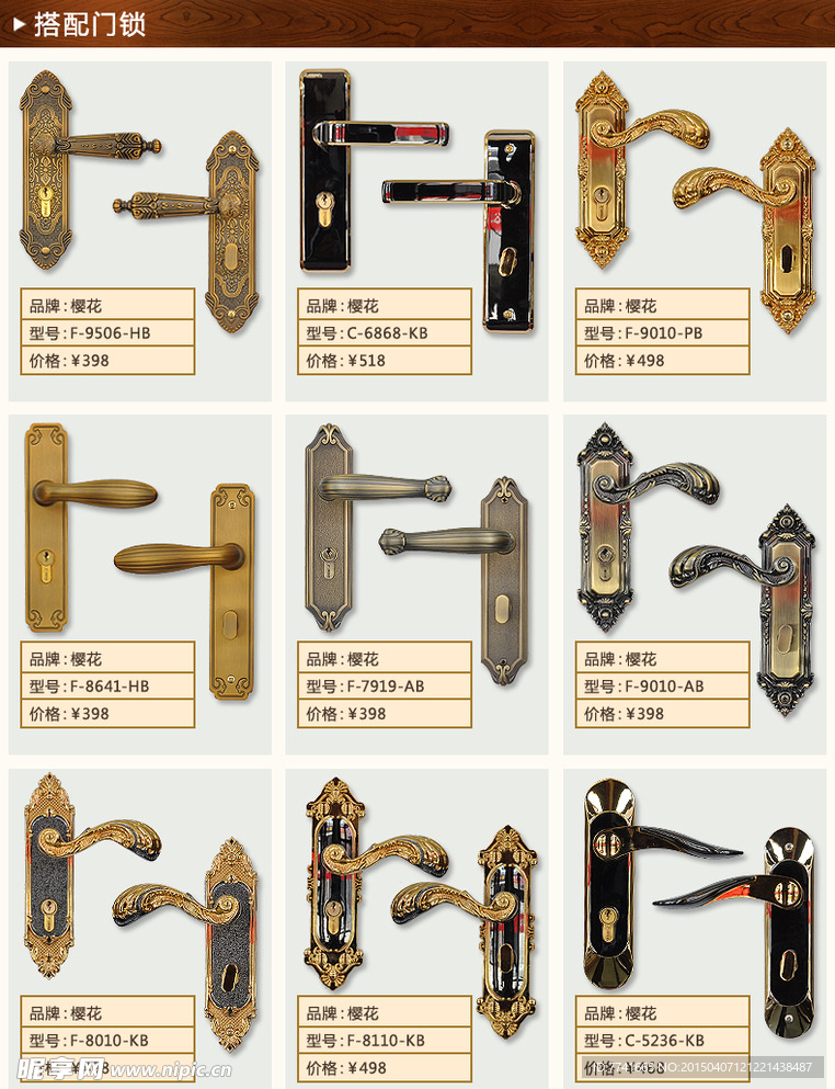 门锁 门锁分类