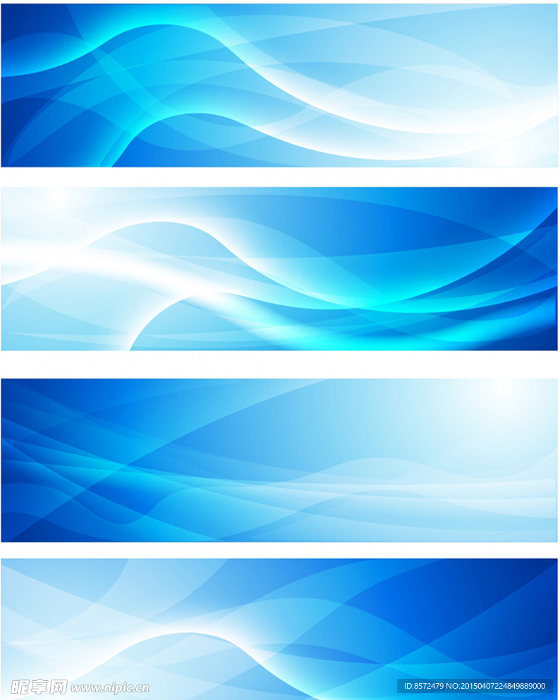 蓝色背景banners