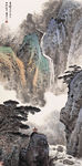 高亭飞瀑