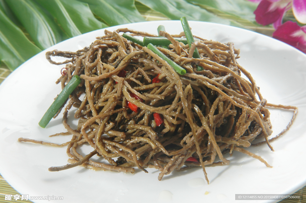 核桃花  炒核桃花