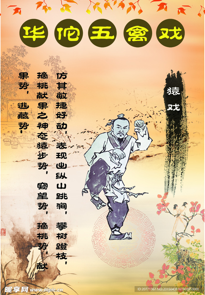 中医养生华陀五禽戏