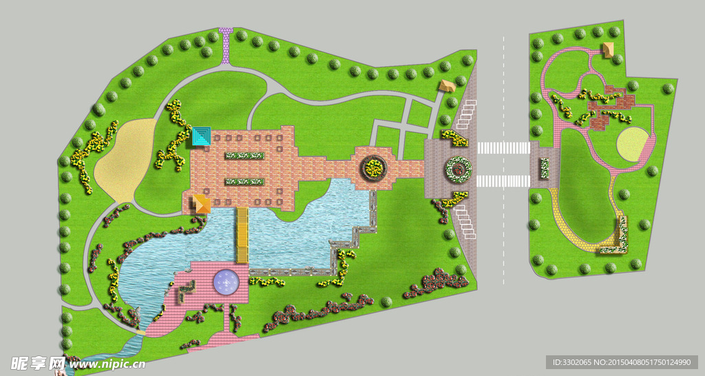 绿化景观平面图