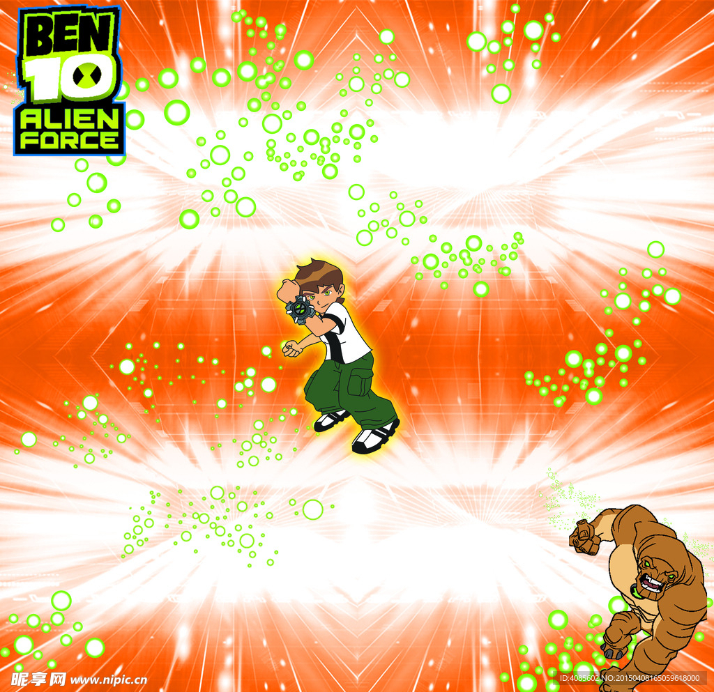 动画BEN-10背景人物拼图