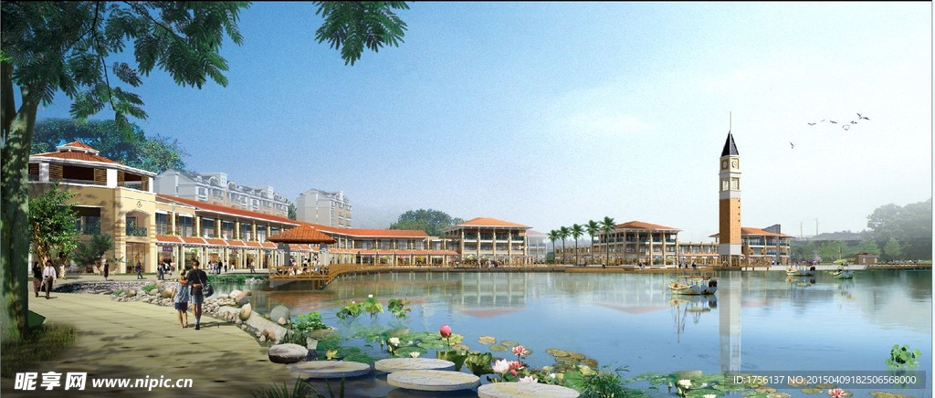 PSD景观后期精品分层素材