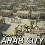 阿拉伯城市3D模型素材