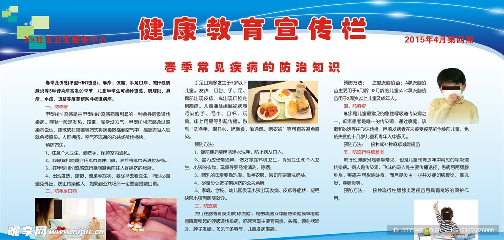 医院健康教育宣传栏