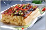 特色腊味蒸茄子