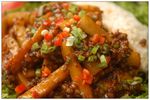 茄子肉沫盖饭