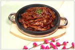 石板肉碎酱茄子
