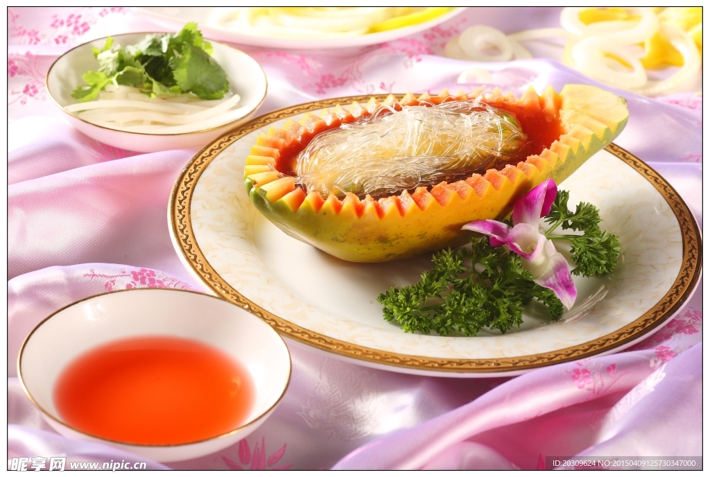 原汁木瓜翅