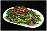 豆豉鲫鱼油麦菜