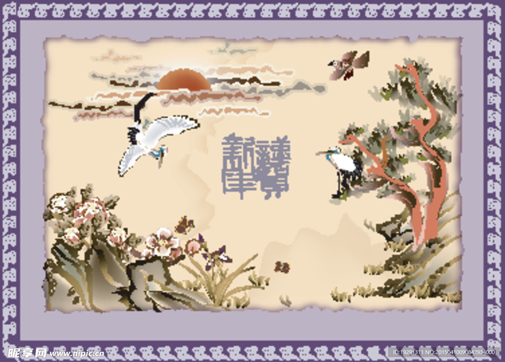 国画花鸟图