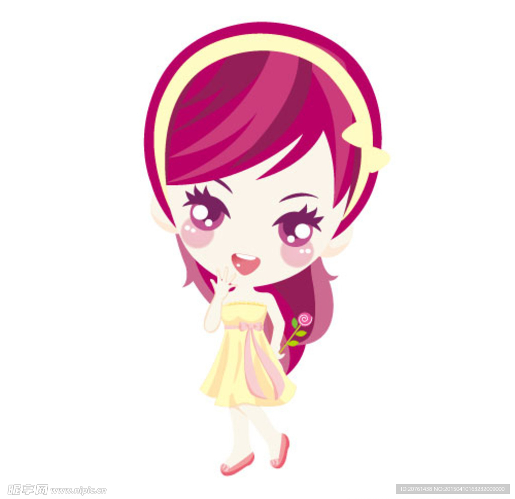 卡通少女