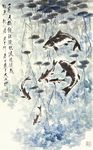 临流鱼戏