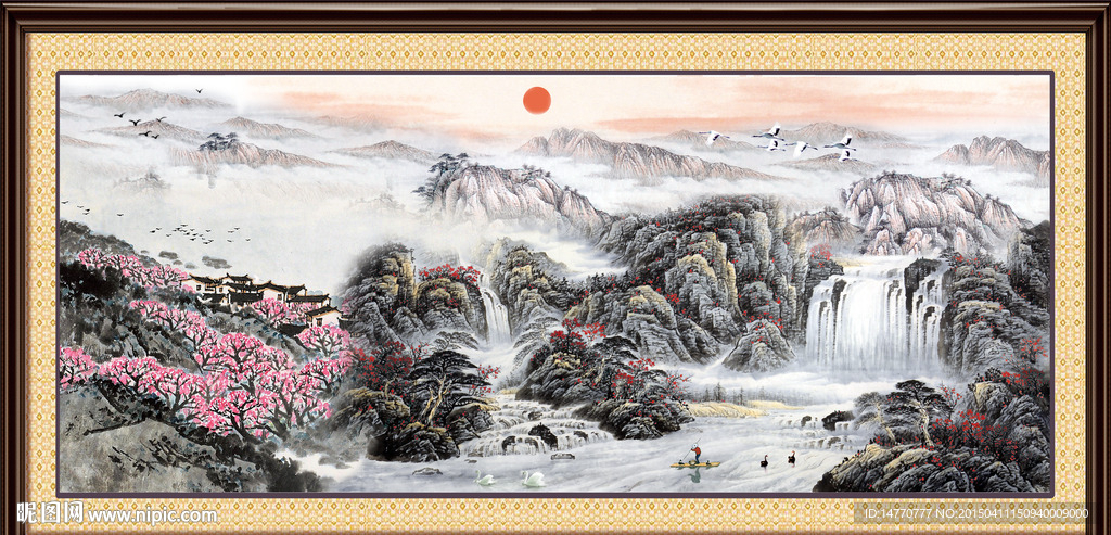 国画山水