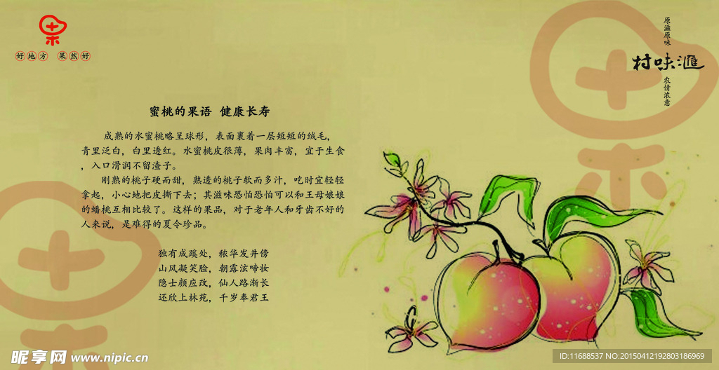 水果挂饰画