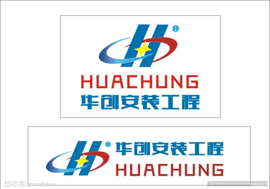 华创安装工程LOGO