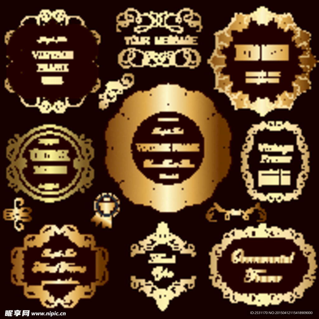 欧式花纹