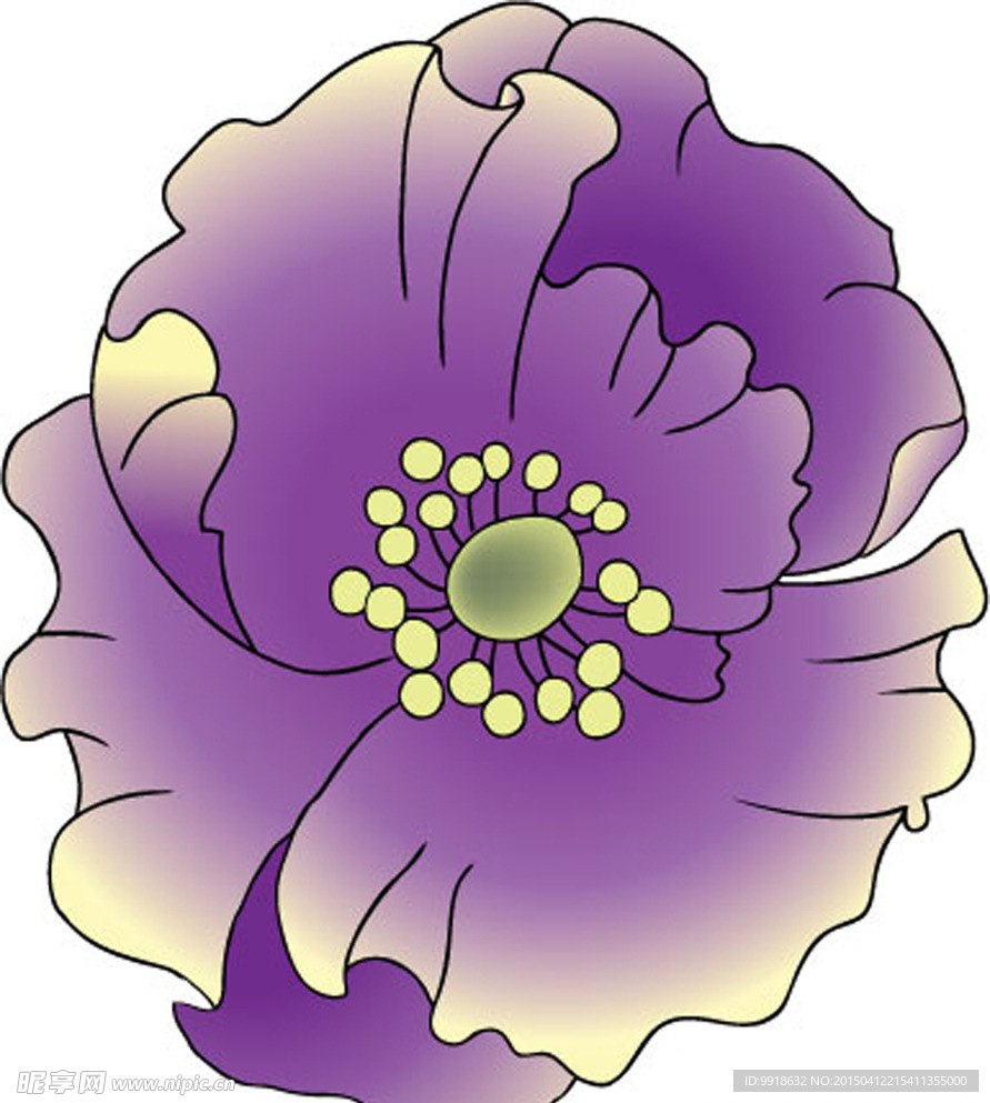 矢量花朵